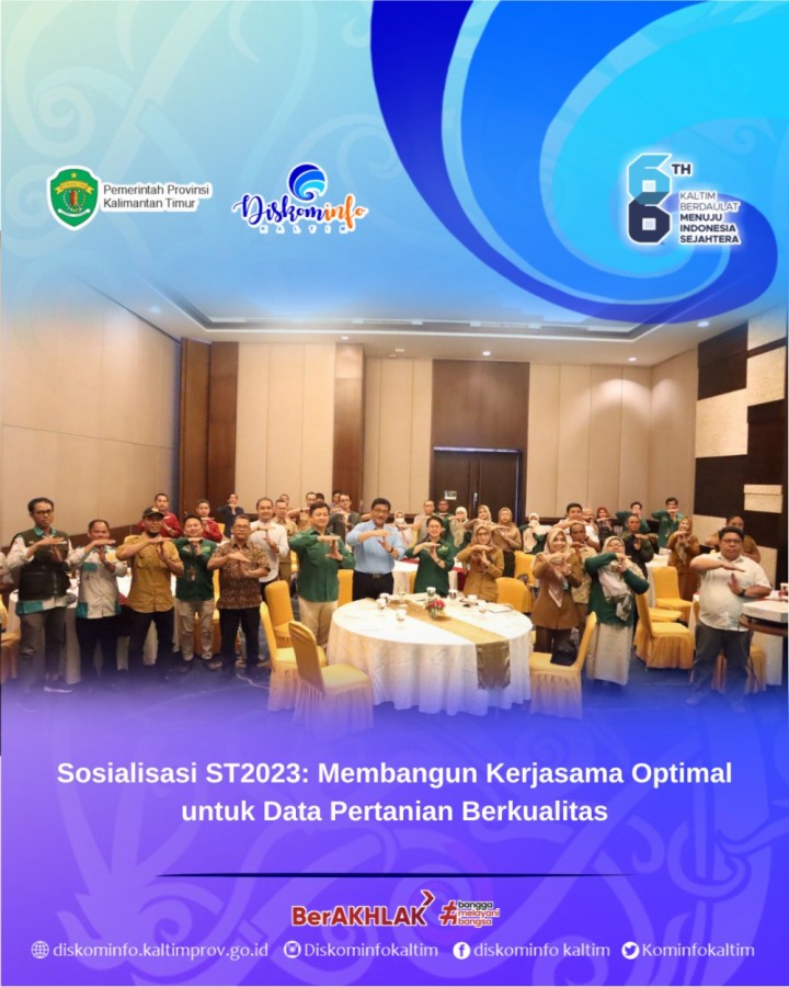 Sosialisasi ST2023: Membangun Kerjasama Optimal untuk Data Pertanian Berkualitas