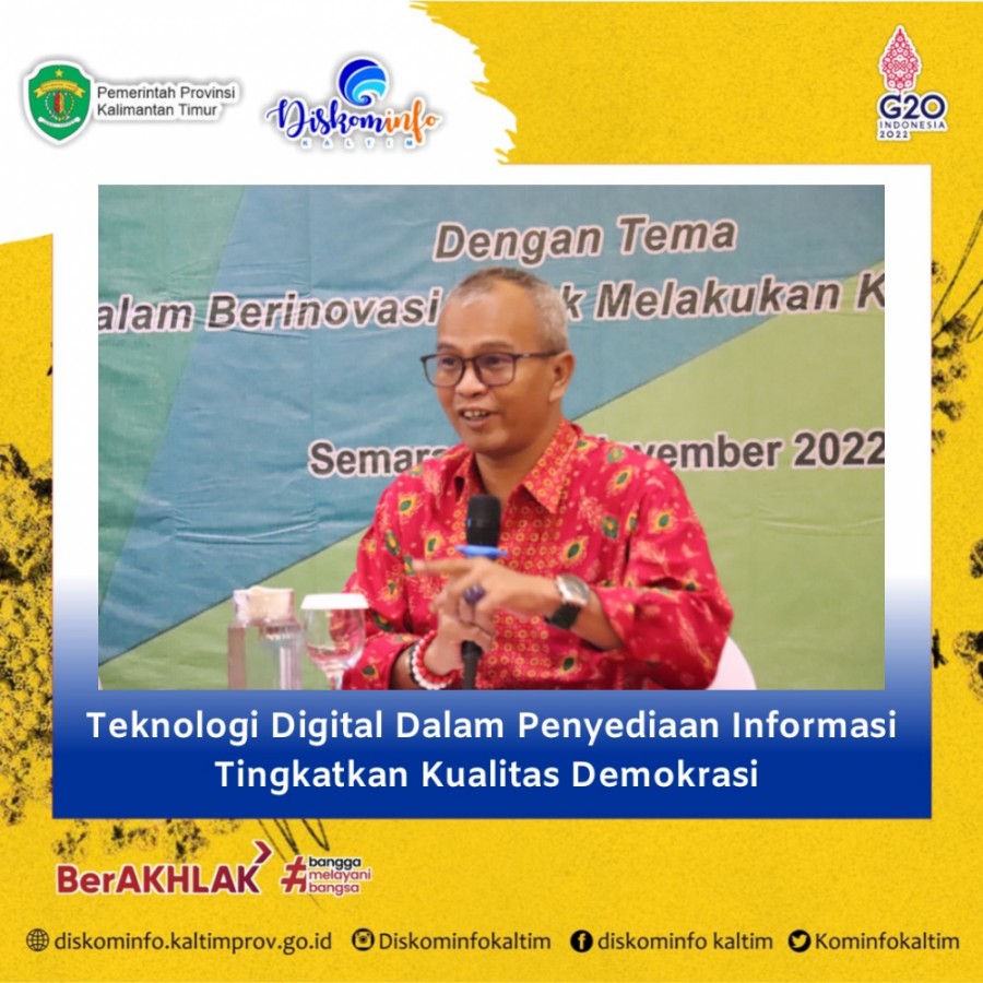 Teknologi Digital Dalam Penyediaan Informasi Tingkatkan Kualitas Demokrasi